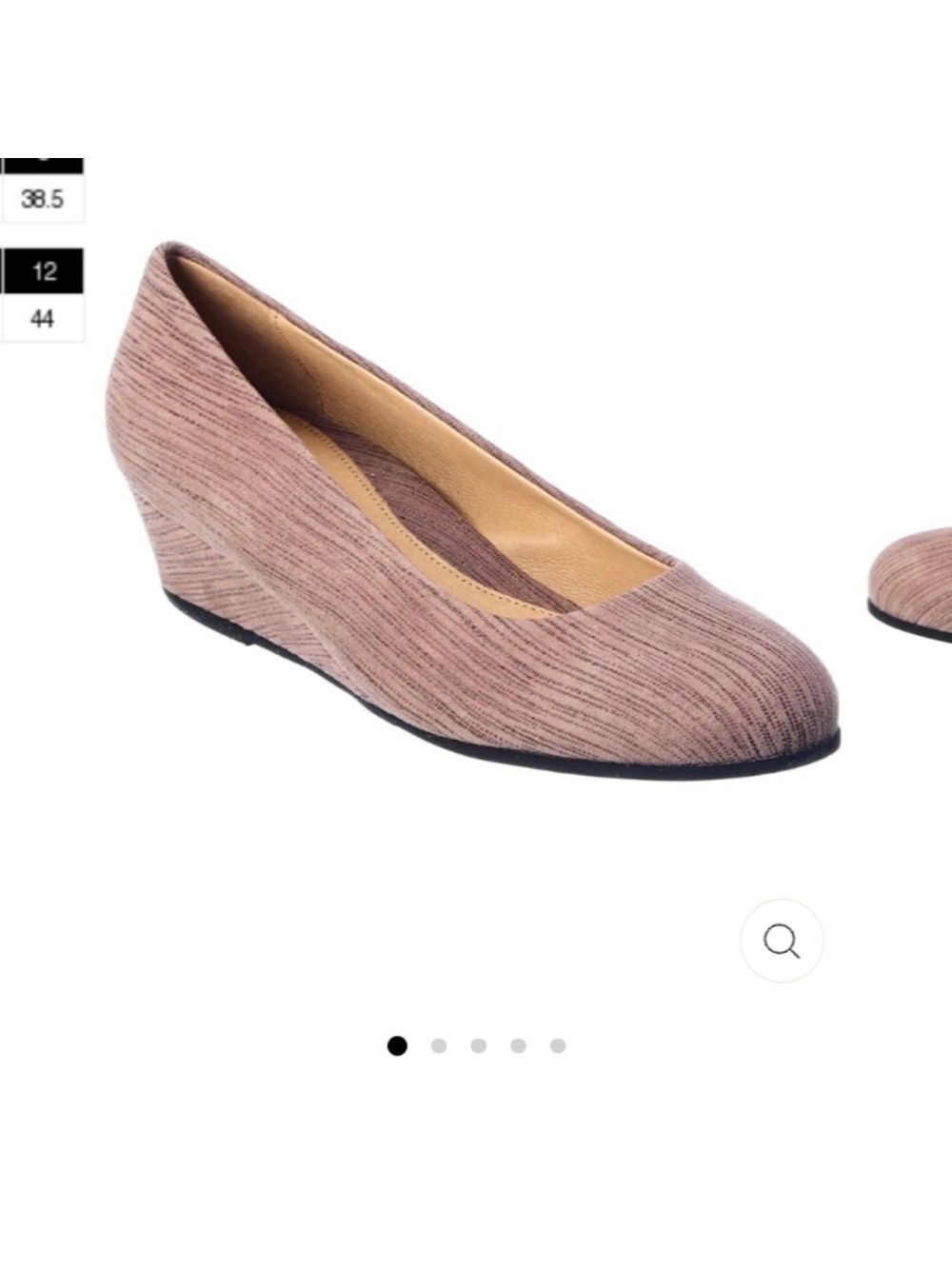 French Sole Gumdrop Canvas Wedge
